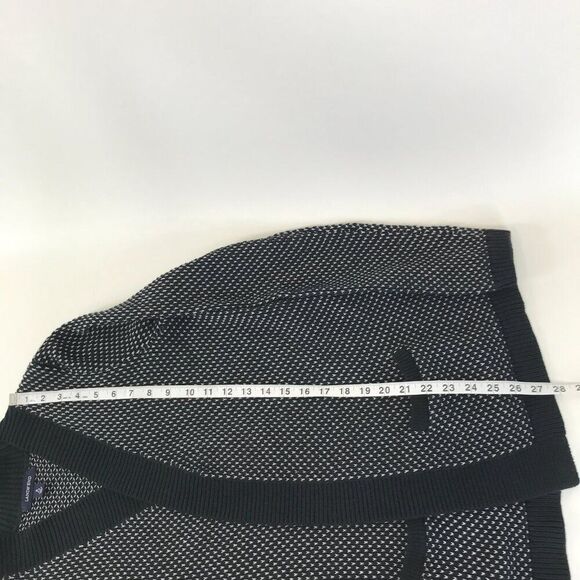 Lands' End Open Front Knit Cardigan Women's Small Pockets Cotton Acrylic Winter - Picture 8 of 11